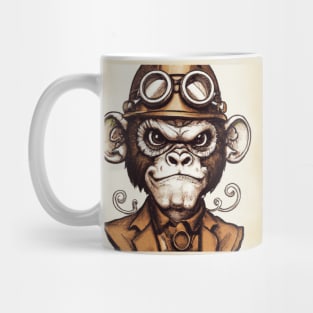 Steampunk Chimp Poacher Mug
